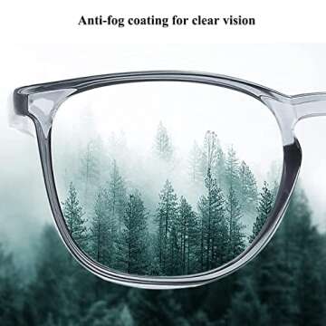 Kepoita Anti Fog Safety Glasses for Men Women UV Protection