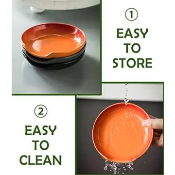 LYEOBOH Spoon Rest for Stove Top, Large Kitchen Spoon Holder, 5 Inch Ceramic Spoon Rest for Kitchen Counter, Cooking Spoon Rest Spatula Holder for Tongs, Ladles, Set of 1, Matte Black