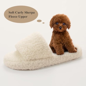 Comfortable Women's Fuzzy Slippers for Indoor and Outdoor Use