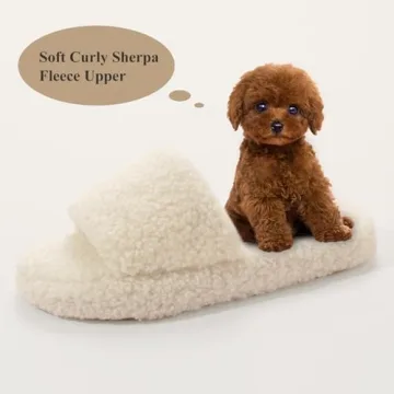 Comfortable Women's Fuzzy Slippers for Indoor and Outdoor Use