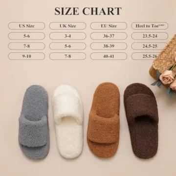 Comfortable Women's Fuzzy Slippers for Indoor and Outdoor Use