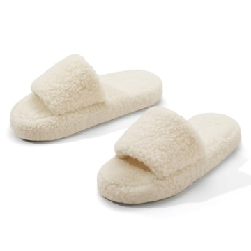 Comfortable Women's Fuzzy Slippers for Indoor and Outdoor Use