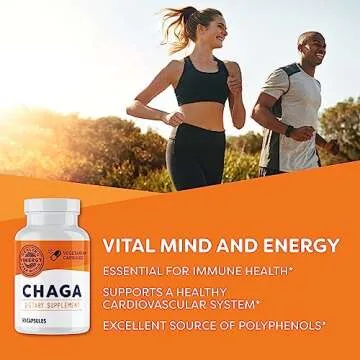 Vimergy Chaga Mushroom Capsules – Premium Superfood for Health Support – 90 Capsules