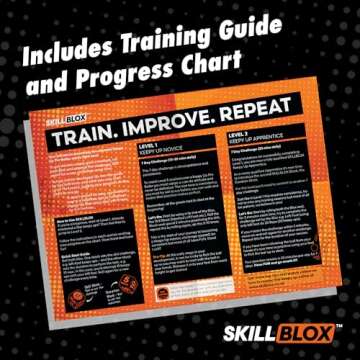 SKILL BLOX Soccer Kick Up Training Dice (2 pcs) - Football Soccer Gifts - Soccer Ball Juggling Skills. Soccer Gifts for Boys and Soccer Gifts for Girls. Teenage Boys Gifts. Keepy Uppy Soccer Training