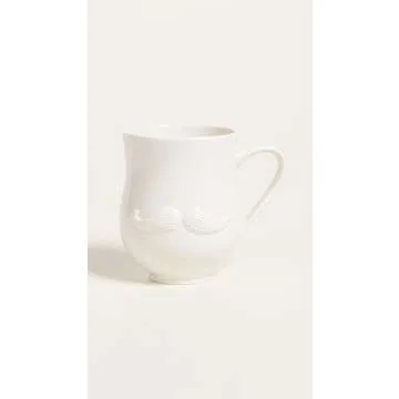 Jonathan Adler Reversible Muse Porcelain Mug, One Size (Pack of 1), White
