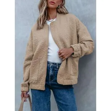 EVALESS Casual Jacket for Women - Lightweight Chic Bomber for Spring 2025