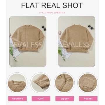 EVALESS Lightweight Casual Jacket for Women Stylish 2025