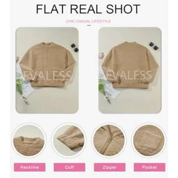 EVALESS Lightweight Casual Jacket for Women Stylish 2025