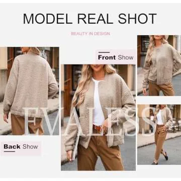EVALESS Lightweight Casual Jacket for Women Stylish 2025
