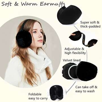 Eyegla Earmuffs - Stylish Cold Weather Protection
