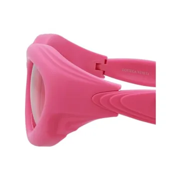 Pink Women's Oval Sunglasses by Bottega Veneta - Trendy UV Protection