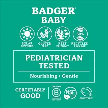 Badger SPF 40 Baby Mineral Sunscreen Cream - Natural Sunscreen Safe for All