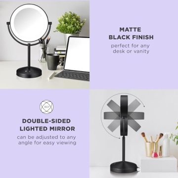 Conair Lighted Makeup Mirror with Dual Magnification