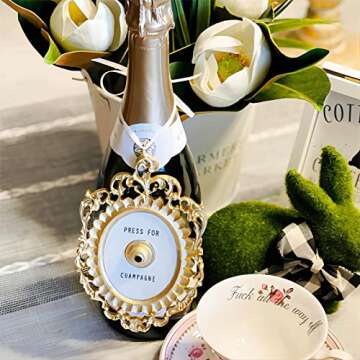 Wejioin Press for Champagne Button, Ring Mini Press for Champagne Button, Press for Champagne Door R...