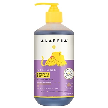 Alaffia Babies and Kids Shampoo and Body Wash, Gentle and Calming Support for Soft Hair and Skin wit...