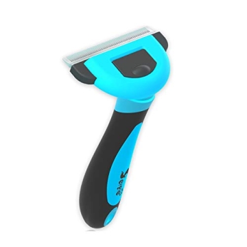 Petgle Cat Brush & Cat Comb for Shedding, 2.5inch Blue - Hair Brush for Long Hair and Short Hair, Pe...