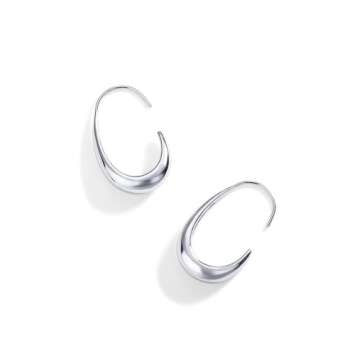 PAVOI Lightweight Teardrop Hoop Earrings - Elegant & Sustainable
