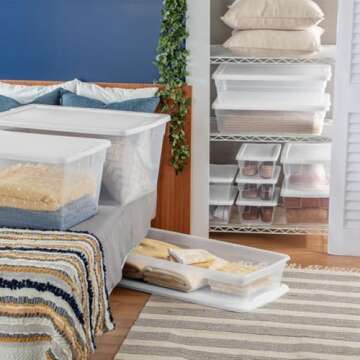 Sterilite 8-Pack Storage Box for Easy Organization