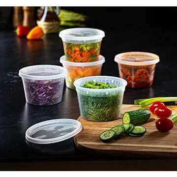 Pantry Value 16 oz Deli Containers - 48 Count