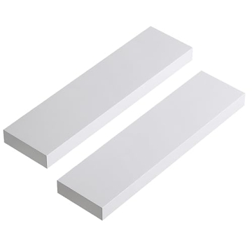 AMADA Pine Wood Floating Shelves for Stylish Home Storage