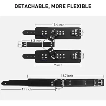 SEXY SLAVE Neck to Wrist Restraints Kit - Adjustable Bondage Set