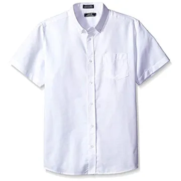IZOD Men's Button-Down Oxford Shirt - Short Sleeve & Stylish