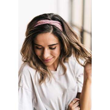 Maven Thread Women’s Non-Slip Workout Headbands - 2 Pack