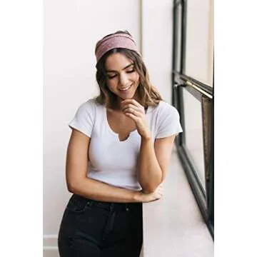 Maven Thread Women’s Non-Slip Workout Headbands - 2 Pack