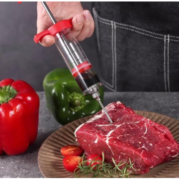 Turkey Injector Syringe - BBQ Marinade Injector 1oz