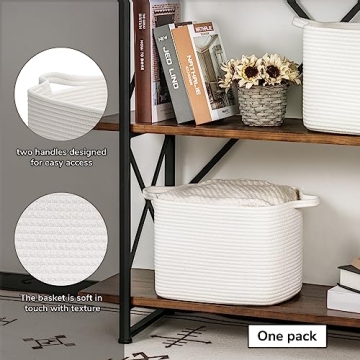 INDRESSME Woven Storage Basket for Baby Essentials