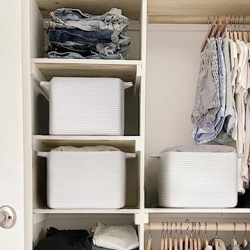 INDRESSME Woven Storage Basket for Baby Essentials