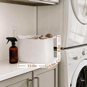 INDRESSME Woven Storage Basket for Baby Essentials