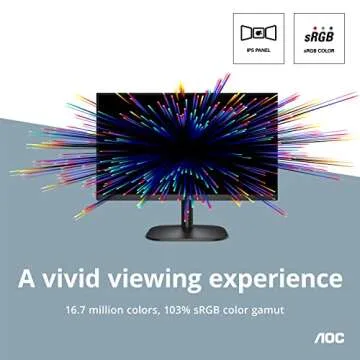 AOC 27B2H 27" Full HD IPS Monitor for Work and Play