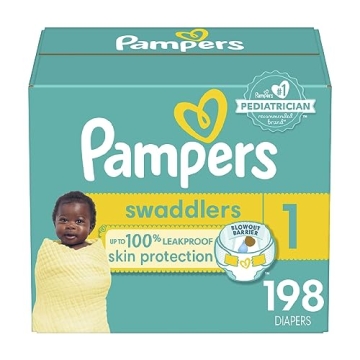Pampers Swaddlers Diapers - Ultra Soft Disposable Baby Diapers