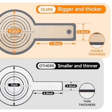 Silicone Bread Sling for Dutch Oven- Double Thickness Platinum Silicone –Reusable Non-Stick & Easy Clean Silicone Bread Baking Mat with Extra Long Handles, Easy and Stable to Transfer Sourdough Bread