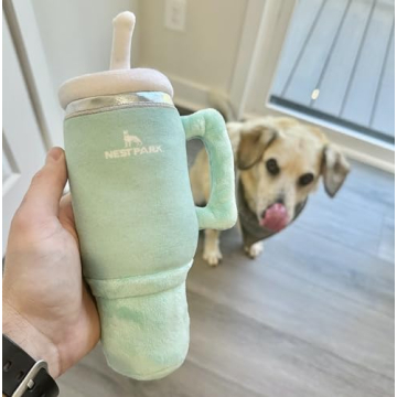 Nestpark Tumbler Cup Dog Toy - Fun Plush Chew Toy