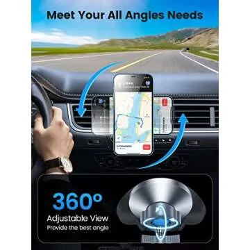 VICSEED MagSafe Car Mount - Strong Magnetic Power