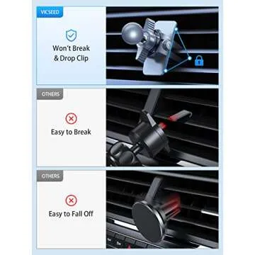 VICSEED MagSafe Car Mount - Strong Magnetic Power