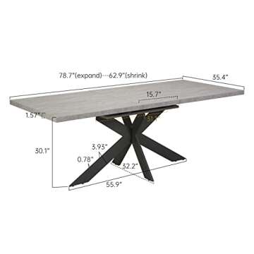 Dining Table MDF Multifunctional for Dining Room (1Table)