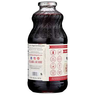 Lakewood Pure Tart Cherry, Fresh Pressed, (32 Fl Oz (Pack of 6))