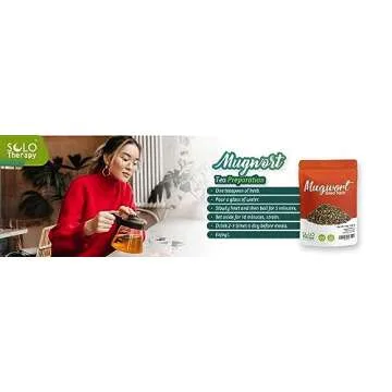 Mugwort Dried Herb | Artemisia Vulgaris c/s | Herbal Tea in Resealable Bag | 4 oz | Product From Croatia | Packaged In The USA (4 oz)