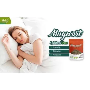 Mugwort Dried Herb | Artemisia Vulgaris c/s | Herbal Tea in Resealable Bag | 4 oz | Product From Croatia | Packaged In The USA (4 oz)