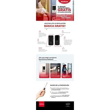 Kwikset Powerbolt 907 Keyless Entry Deadbolt Electronic Door Lock, 6 Button Keypad, Auto Locking, with Keyed Pick Resistant SmartKey Re-Key Security Technology, Satin Nickel