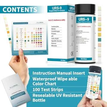 URS 9-in-1 Urine Test Strips for Home Health Testing
