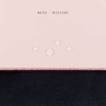 Comfyable Laptop Sleeve 15 Inch 14 Inch, Computer Bag Compatible with 15 Inch MacBook Air (Snug Fit) M3/M2 2024 & 14 Inch MacBook Pro (Loose Fit) - Cute Cover Case for Women- Pink & Black