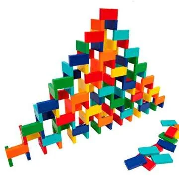 Bulk Dominoes Plastic Pro-Domino Classic Mix 1000pcs for Kids Fun and Learning