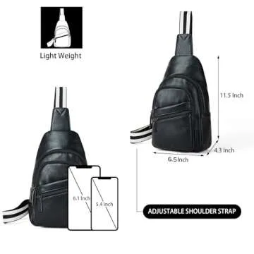 Mroede Sling Bag Crossbody Bags for Women Cross Body Bag Fanny Packs Chest Bags Sling Purses for Travel Shopping