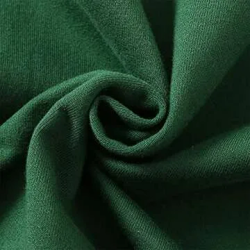 Bumeex Toddler Boy Sweatshirt Clothes,Crewneck Long Sleeve Shirt Top Outfit Green Size 6