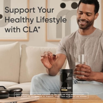Sports Research CLA 1250mg for Fitness Goals & Muscle Support
