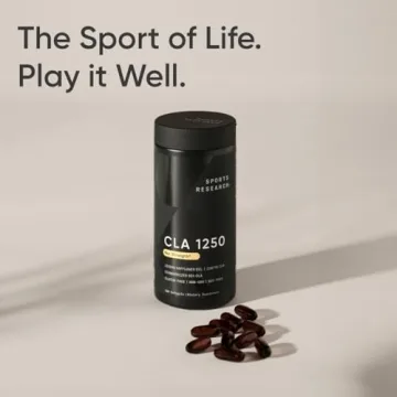 Sports Research CLA 1250mg for Fitness Goals & Muscle Support